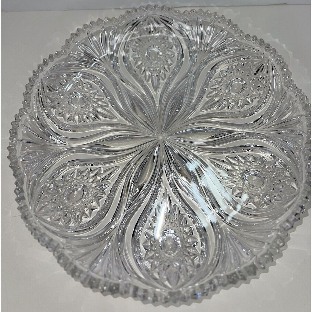 Vtg. Nachtmann Bleikristall Of Germany 11.5”- 24% Lead Crystal Platter